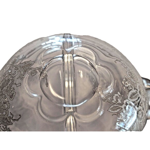 Duncan & Miller Canterbury Relish Blossom Time Silver Overlay Silver City 2-part - Picture 9 of 12